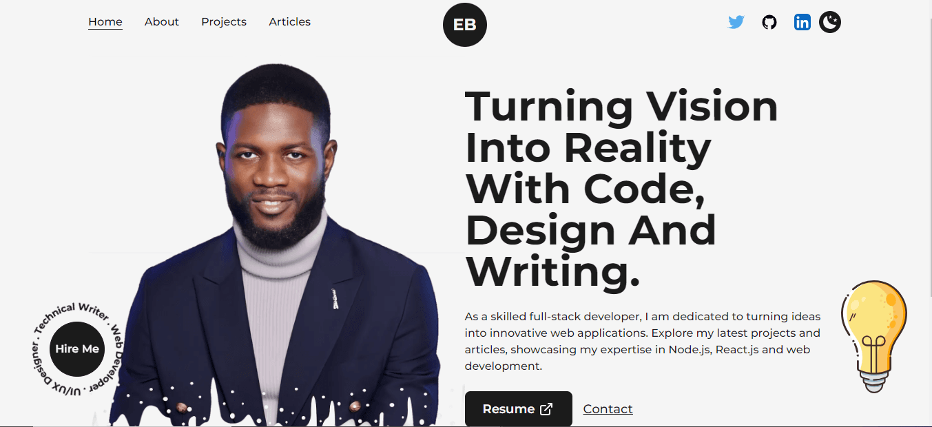 Personal Portfolio Website